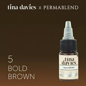 Пигмент Permablend Tina Davies 'I Love INK' 5 Bold Brown, 15 мл.
